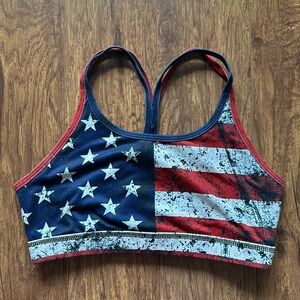 Born Primitive American Flag / USA Sports Bra Size Small
